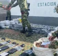 Ejército Nacional incautando droga