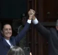 Manuel López Obrador y Claudia Sheinbaum
