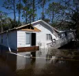 Huracán Helene en Estados Unidos. / Foto: AFP.