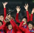 Corea del Norte campeonas del Mundial Femenino Sub-20. / Foto: AFP.
