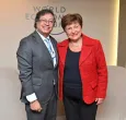 Directora del FMI felicita al presidente Petro por su compromiso con la acción climática