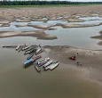 Sequía en el río Amazonas. / Foto: AFP.