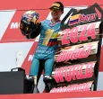 David Alonso es campeón mundial de moto3. / Foto: AFP.