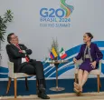 Claudia Y Petro en cumbre g20