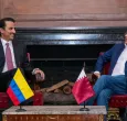 Jeque de Qatar y el presidente Petro