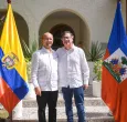 Reunión bilateral Colombia y Haití. / Foto: Presidencia de la República.