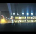 Protesta en Tesla Berlín: Activistas proyectan “Heil Tesla”