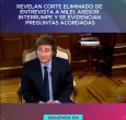 Javier Milei en entrevista 
