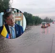Presidente Gustavo Petro e inundaciones norte de Bogotá por humedales.