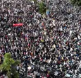 Organizadores de las protestas afirmaron que se habían suscrito 600 mil personas, pero que la asistencia fue mayor. / AFP.