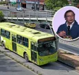 Presidente Petro propone tranvía para Bucaramanga. / Fotos: Radio Nacional y Presidencia de la República.