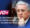 Para esta jornada están citados Frank Giovanny Gutiérrez, técnico investigador del CTI; Mario Humberto Jiménez; y Nicolás Jurado Monsalve, excompañero de celda de Juan Guillermo Monsalve. / RTVC Noticias.