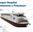 Buque hospital en el Amazonas. / Foto: MinSalud.