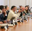 Prsidente Petro en el último consejo de ministros