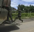 Militares colombianos en el Cauca.