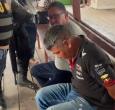 Toma de video de los contratistas detenidos.