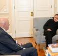 Reunión entre Petro y McNamara. / Foto: Presidencia.