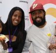 ​​Familia venezolana beneficiada.  ​