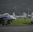 Cazas F-35 de EE.UU sobrevuelan Puerto Rico. / Foto: AFP.