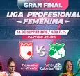 Final de la Liga Femenina. / Foto: RTVC.