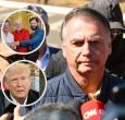 Reacciones sobre condena a Jair Bolsonaro. / Fotos: Presidencia de Chile y AFP.