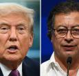 Respuesta del presidente Petro a Trump. / Foto: AFP.