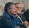 Presidente Petro durante consejo de ministros, denunciando los bombardeos estadounidenses en el pacífico