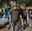 Andrés Gury Rodríguez amenazando a manifestantes en Medellín