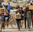 Ayuda humanitaria en Gaza. / Foto: AFP.