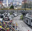 Protestas de motociclistas. / Foto: AFP.