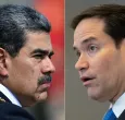 Nicolás Maduro y Marco Rubio. / Foto: AFP.