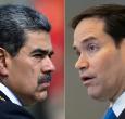 Nicolás Maduro y Marco Rubio. / Foto: AFP.
