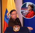 Apoyo de senadora demócrata a Petro. / Fotos: Presidencia y AFP.
