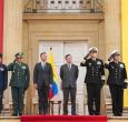 Presidente Petro en ascenso de policías. / Foto: Presidencia.