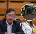 Petro sobre agresiones a manifestantes en Medellín. / Fotos: Presidencia y captura de videos.