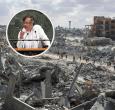 Petro sobre reconstrucción de Gaza. / Fotos: AFP y Presidencia.