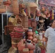 Venta de artesanías, plaza distrital de mercado del doce de octubre