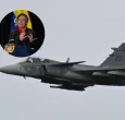 Avión Gripen.