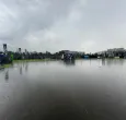Lugar del escenario Vive Claro inundado