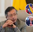 Petro sobre Donald Trump y Nicolás Maduro. / Fotos: Presidencia y AFP.