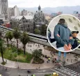 Captura de ciudadano israelí en Medellín. / Fotos: AFP y Video de captura.