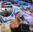 Petro sobre amenaza de invasión a Cuba. / Fotos: Presidencia y AFP.