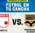 Santa Fe vs. Inter de Bogotá. 