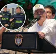 Petro sobre ascenso de más 17.000 patrulleros. / Fotos: Policía Nacional y Presidencia.