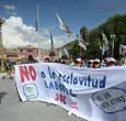 Derechos de trabajadores vulnerados. / Foto: AFP.