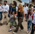 Shakira llegó a Quibdó para apoyar la reconstrucción de infraestructura educativa en Chocó. Equipo de Shakira
