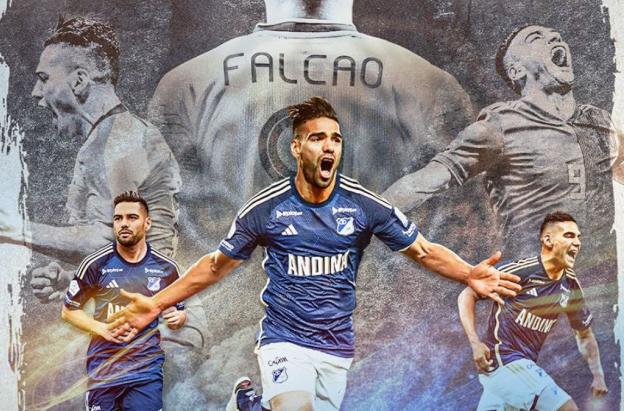Radamel Falcao ya es jugador de Millonarios