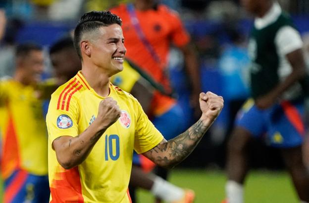James Rodríguez fue elegido como el mejor jugador de la Copa América 2024