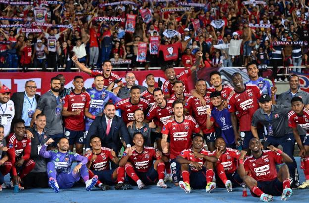 Medellín en cuartos de final de la Sudamericana. / Foto: AFP.