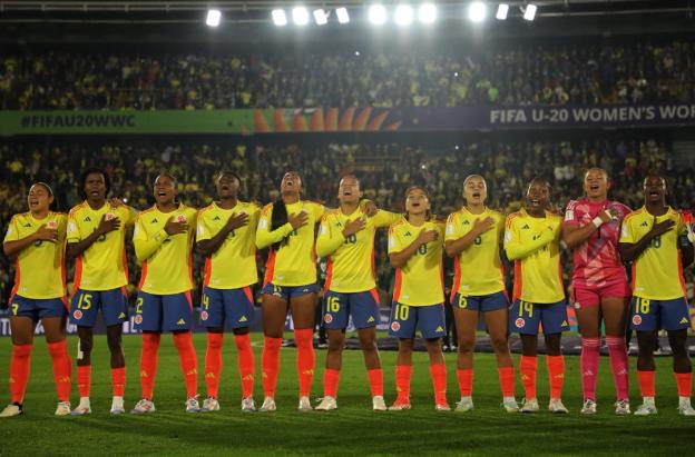 Selección Colombia en octavos de final del Mundial Sub-20. / Foto: Mindeporte.